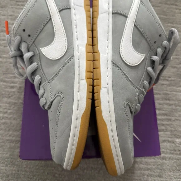 Nike SB Dunk Low Pro ISO wolf grey Sz 10.5 Men's Sneakers DV5465-001 Sneakers